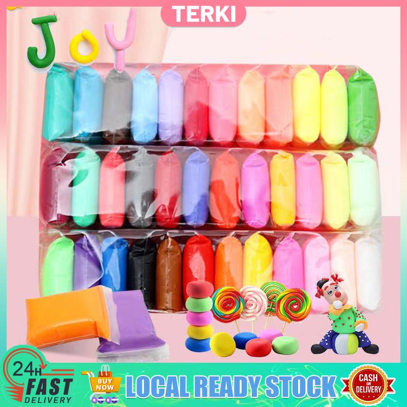 12 Pcs / 24 Pcs / 36 Pcs Air Dry Clay With Tools Lightweigh - TikTok ...