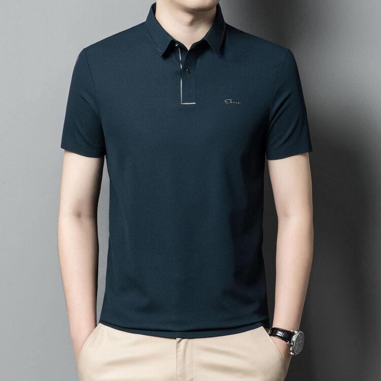 Áo Thun Cotton Paul, Heavyweight, ngắn Tay, Dáng Rộng Vừa Vặn, Cỡ Lớn, Áo Polo Thêu, Áo Nam, Hàng Mới Về Mùa Hè, Bán Chạy Tại Cửa Hàng, Có Bàn Đạp 5