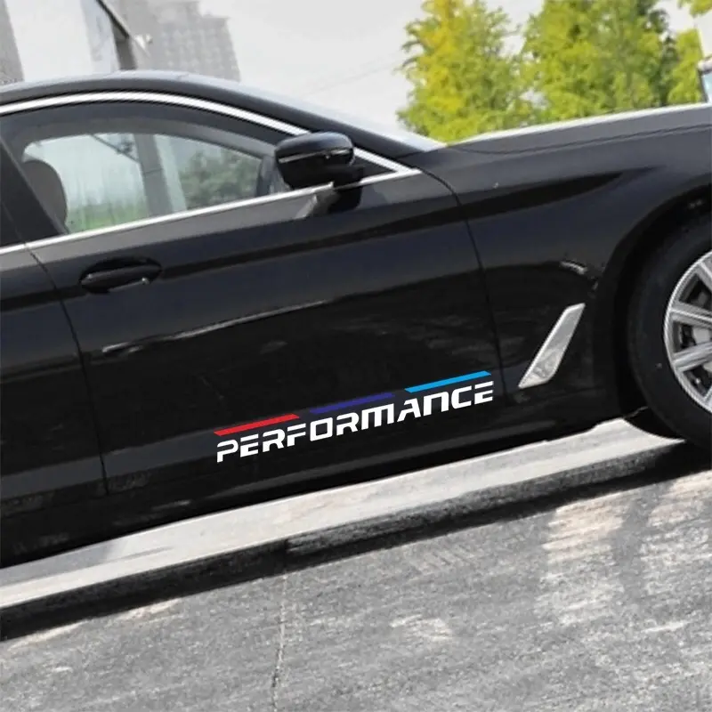 Bộ 2 Tem dán cửa xe ô tô Performance 02 Nhãn Dán Decal 5