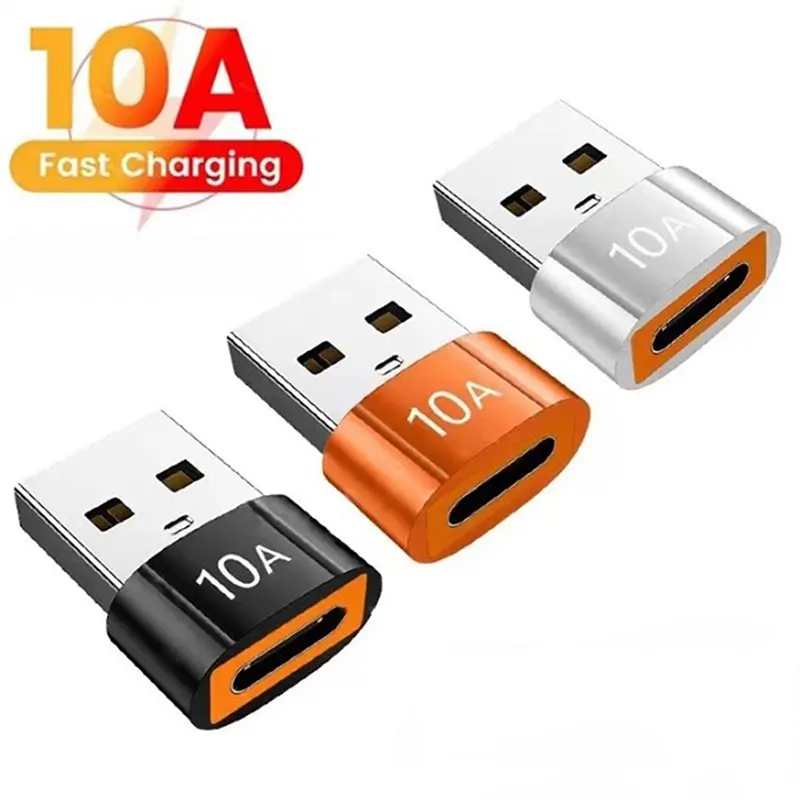 10A USB 3.0 To Type C Adapter OTG Type C Male To USB Female Converter ...