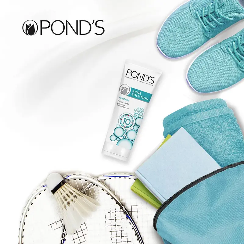 Pond's Acne Solution Facial Foam 100g 4