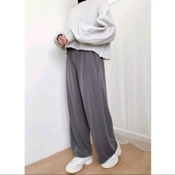 celana kulot crinkle kringkel premium 70rb dapat 3 pcs Santai Airflow 3