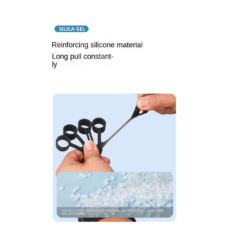 Product Introduction of Kirin Arm Training Device Five Finger Vein Five Finger Resistance Band Training Hand Exerciser Hand Grip Warm Stove Set 3