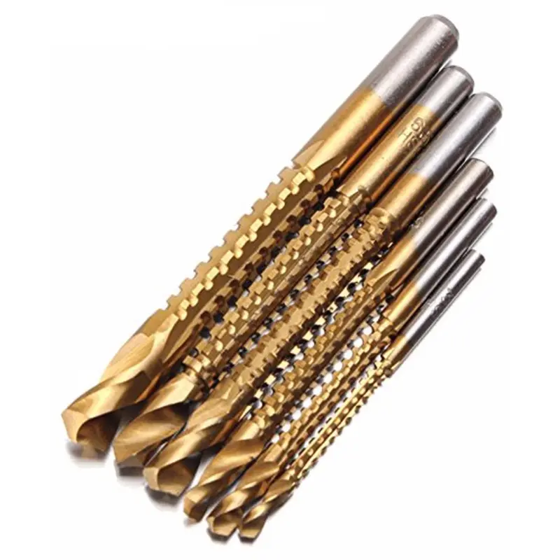 Mata Bor Power Drill Set 6 PCS HSS Steel Multifungsi Potong Gergaji Kayu Plastik Besi 1