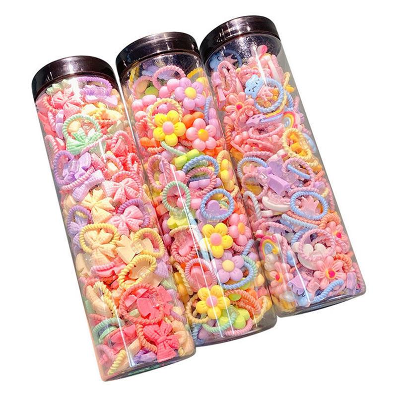 Product Introduction of Aksesori rambut kanak-kanak, gelang getah elastik kartun, kepala bayi, tali kulit, bunga kecil, hiasan kepala gadis comel, tidak akan menyakiti rambut 24