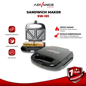 Advance SW101 Sandwich Maker Panggang / Pemanggang Roti Bakar Low Watt