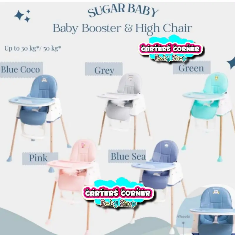 Sugarbaby My Chair (Baby Booster & High Chair) : 6 Growing Stages Empuk Kursi  Bayi baby  chair 7