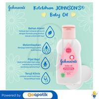 Gambar JOHNSON'S BABY OIL REGULAR 50 ML BOTOL dari Apotek Yovita Farma Bandung by GoApotik Kota Bandung 4 Tokopedia