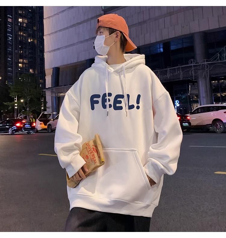  Áo Hoodie có mũ áo Hoodie Nam nữ  chất liệu nỉ cotton Phong cách Hàn Quốc-1238 Menswear Jean 