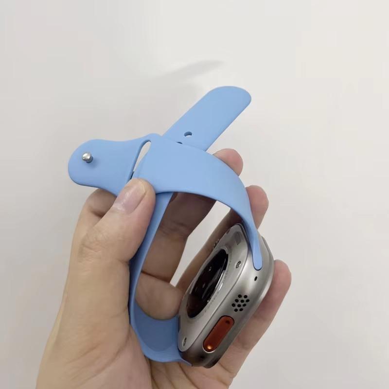 Tali Jam Tangan Soft Sport Silicone Strap for IWatch Apple Watch Ultra 3 2 49mm Series 11 10 9 8 7 6 5 4 SE 3 2 46mm 41mm 45mm 38mm 40mm 42mm 44mm Rubber Band Belt Accessories for Smartwatch I8 S10 S8 S9 Pro Max T900 T800 Ultra 8 MAX 9 PRO S20 T500 Tali Jam Tangan Soft Sport Silicone Strap for IWatch Apple Watch Ultra 3 2 49mm Series 11 10 9 8 7 6 5 4 SE 3 2 46mm 41mm 45mm 38mm 40mm 42mm 44mm Rubber Band Belt Accessories for Smartwatch I8 S10 S8 S9 Pro Max T900 T800 Ultra 8 MAX 9 PRO S20 T500