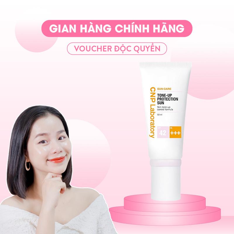 Kem Chống Nắng Kiềm Dầu, Nâng Tone Da CNP Laboratory Tone-Up Protection Sun