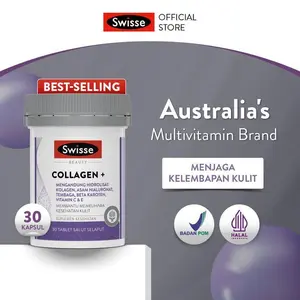 Swisse Beauty Collagen Plus - Multivitamin Suplemen & Vitamin Perawatan Wajah dan Kulit