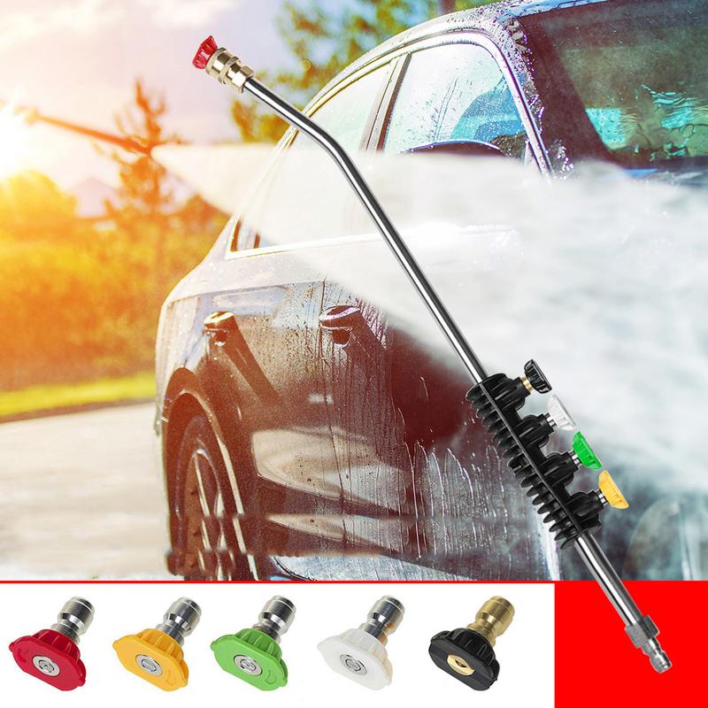 Product Introduction of 38/56cm Pressure Washer Wand with 5 Spray Nozzles 1/4 Inch Quick Connect 37