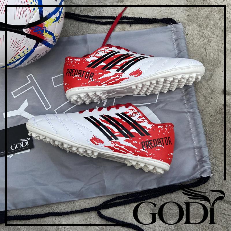 Giày đá bóng size 35-36-37-38 đến 44, Giày đá banh nam nữ con gái trẻ em bé trai rẻ đẹp màu trắng đỏ size 36 số 37 cở 38 6