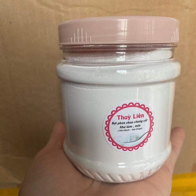 300g Bột phèn chua chưng cất, nhà làm mịn thoa Hôi nách Hôi Chân