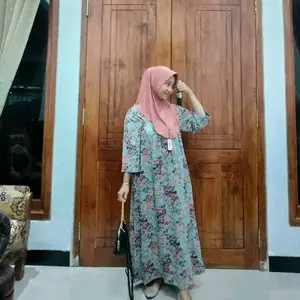Dress Daster Andin Set Dengan Hijab