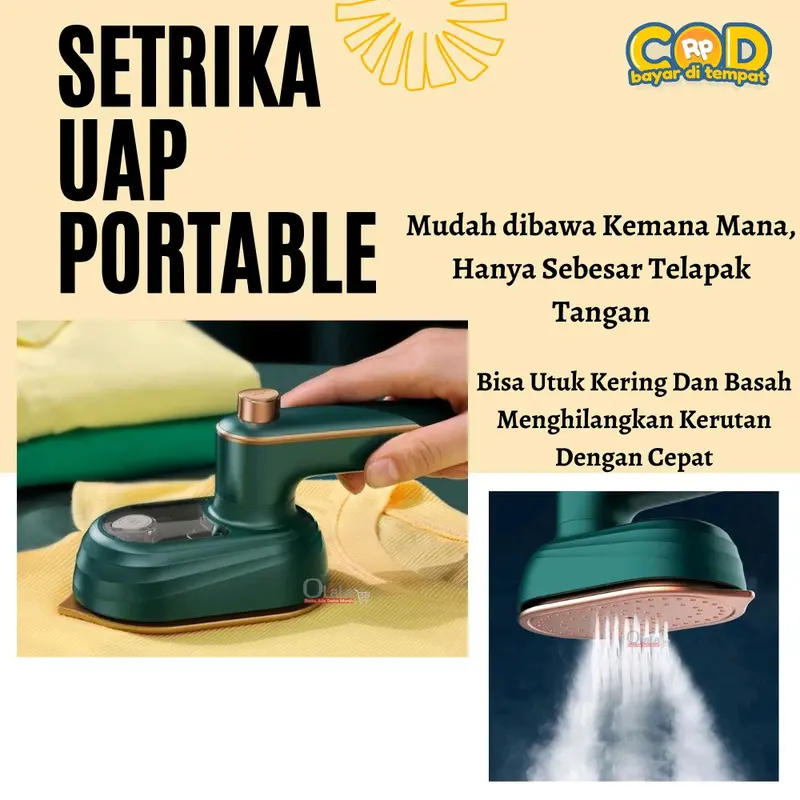 Setrika Uap Portable/Setrika Travel OLL-6168/Setrika Uap Iron 0
