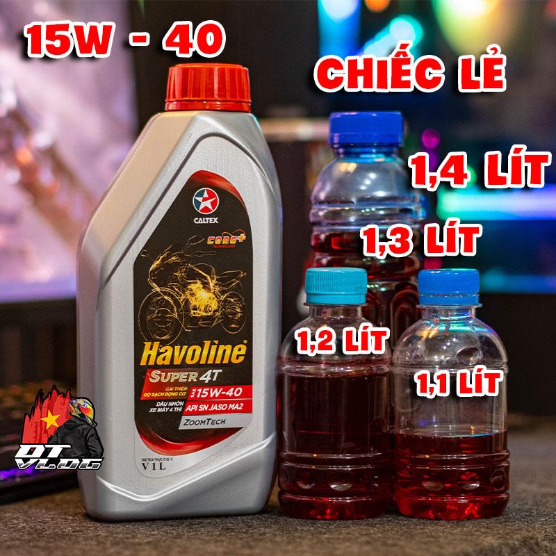  Dầu Nhớt xe số CALTEX - Havoline Super 4T SAE 10W-40 NHỚT KHOÁNG 