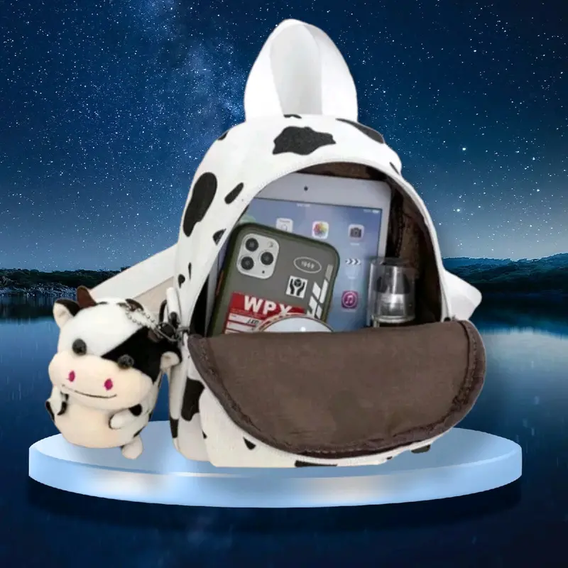 Tas anak ransel mini motif sapi baru Fashion 4
