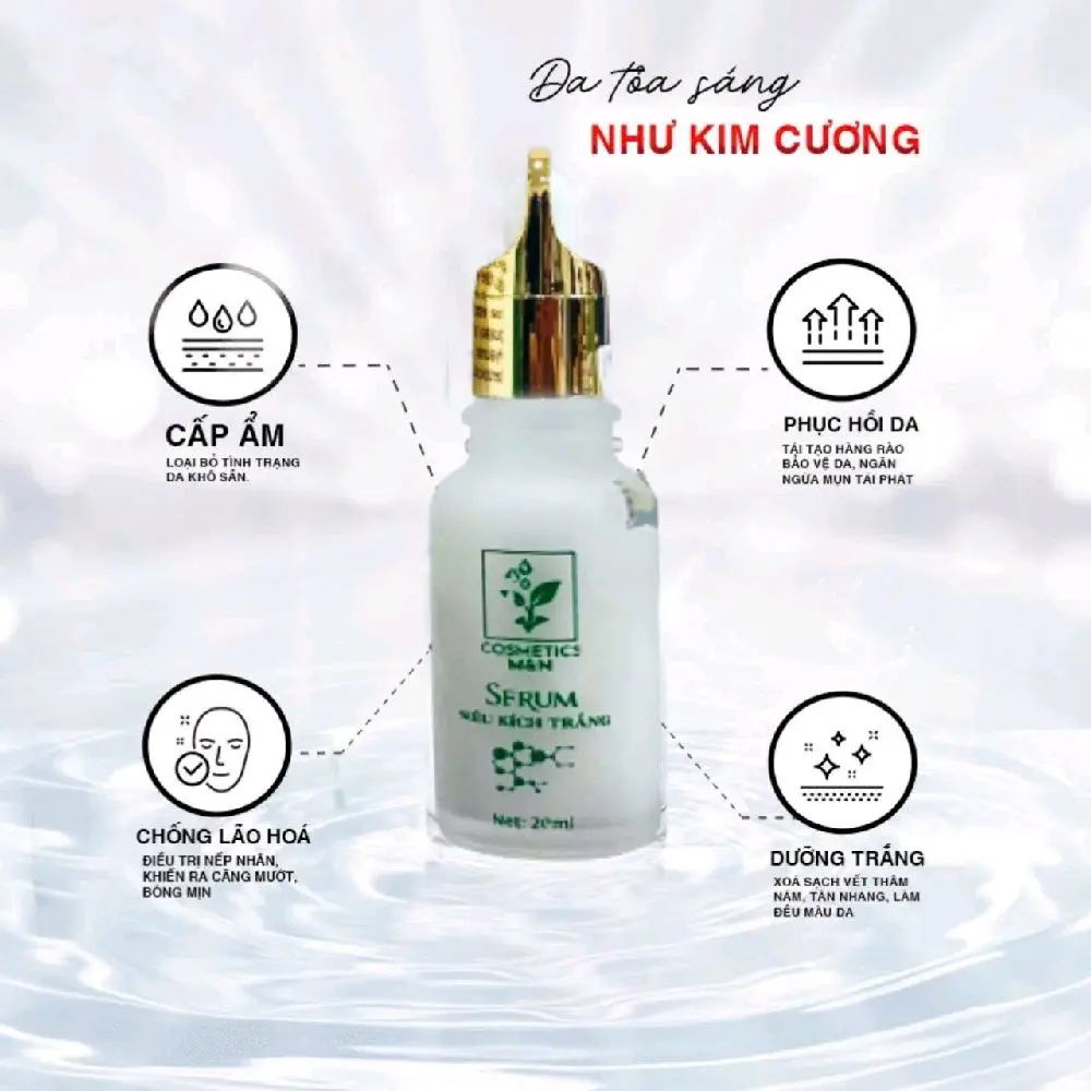 serum siêu kích trắng cosmetics M&N