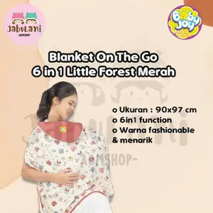 Baby Joy On The Go Selimut Blanket 6 in 1 Little Forest Series – BJB5023