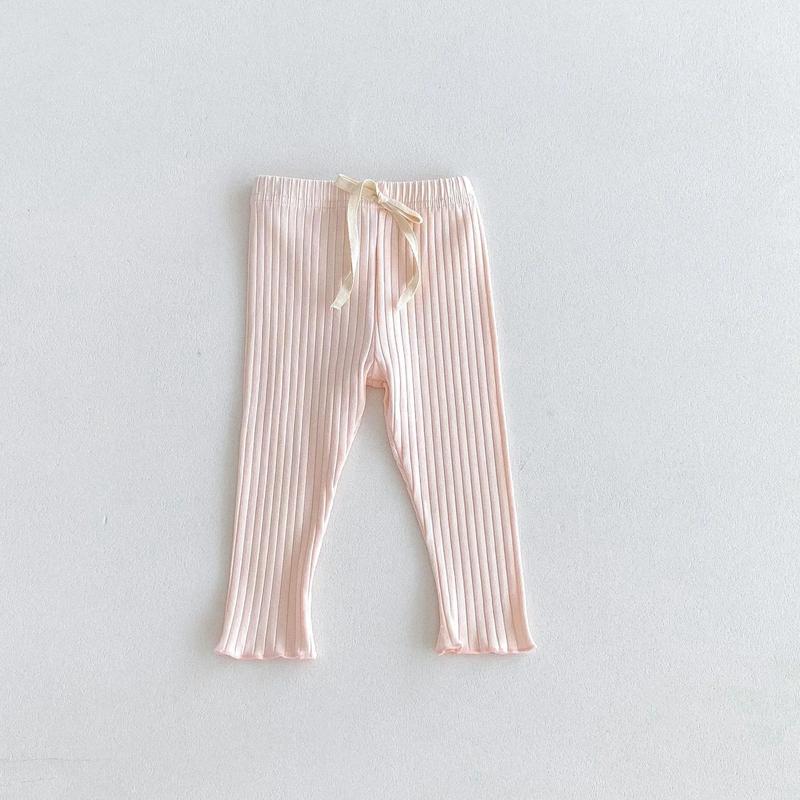 Product Introduction of 2024 Children Stripes Cotton Pants Fashion Casual Vertical Solid Leggings for Girls Baby Boy Bottoming Trousers Autumn Pantyhose 11