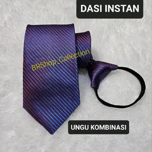 Dasi INSTAN Resleting siap pakai bahan halus