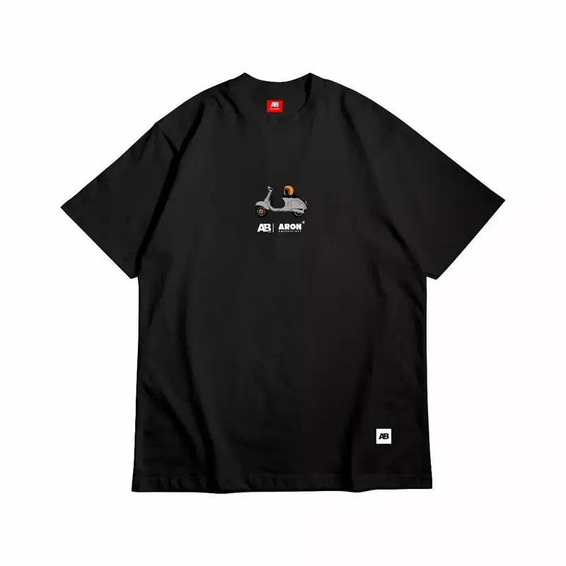 ARON - AARON - ARON BERG - Tshirt / Kaos Aron Lengan Pendek ARONBERG OVERSIZE (VESPER) - ARON 0