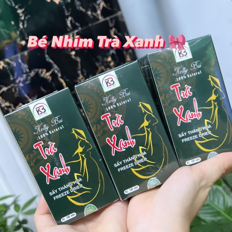Viên - ( 3 HỘP VIÊN ) trà xanh Không đường