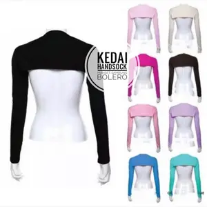 Manset tangan sambung bolero spandeks balon Polos Handsock Wanita Pria