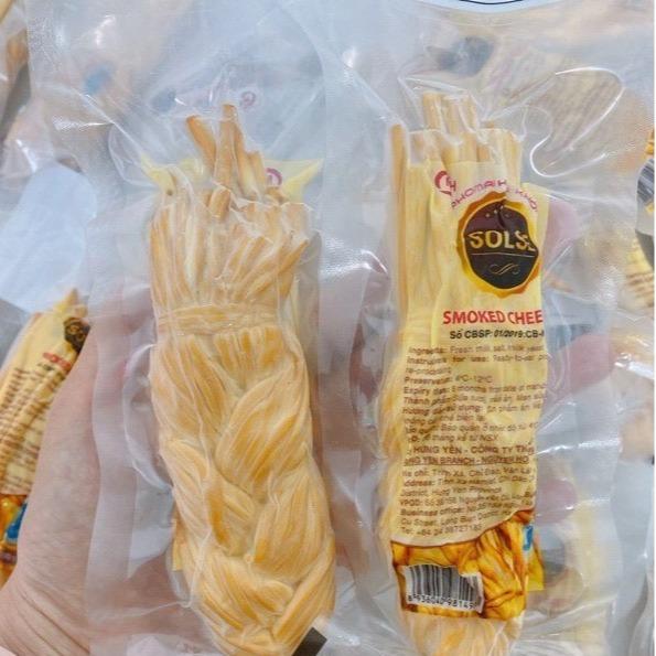[COMBO 2] Phomai MẶN xé sợi hun khói Solse 100g Snack Food Ăn Vặt Chua Thức Ăn phô mai dây  hun khói Heo 7