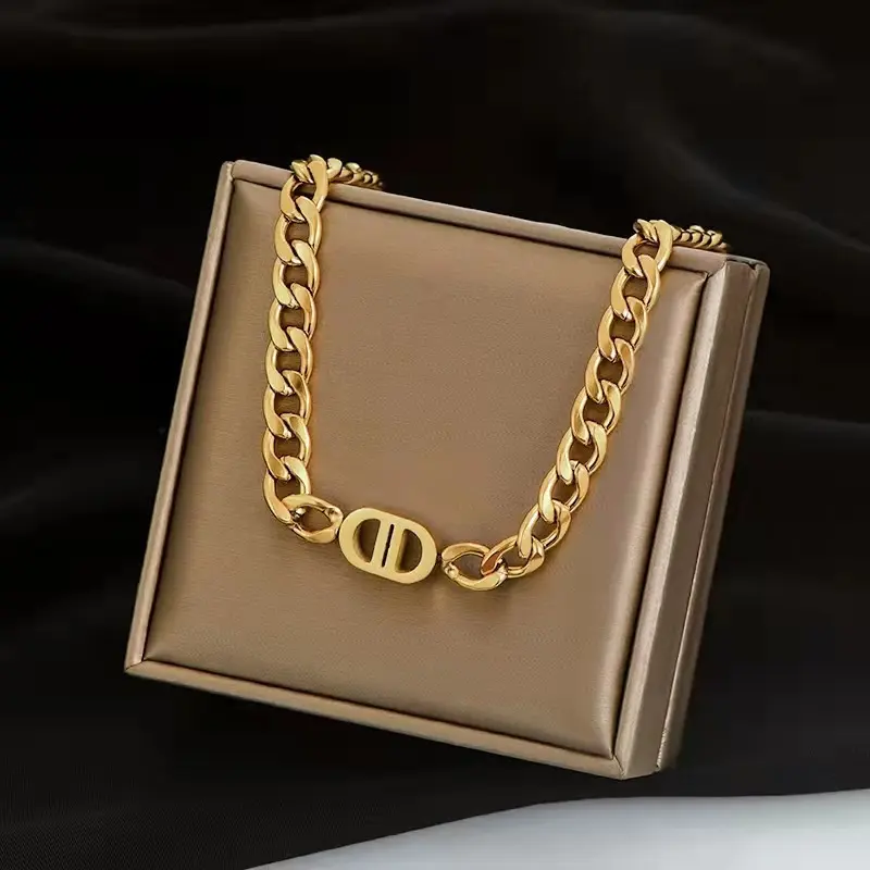 Kalung Titanium Wanita DD Anti Karat Dan Tidak Luntur jewellery rantai 0