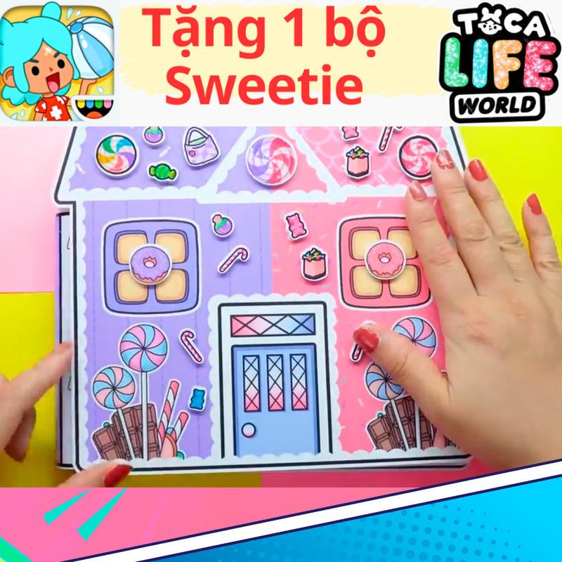 ĐỒ CHƠI NGÔI NHÀ BÚP BÊ GIẤY CẮT THỦ CÔNG DIY - TOCA LIFE WORLD -  MẪU TA057 Toy