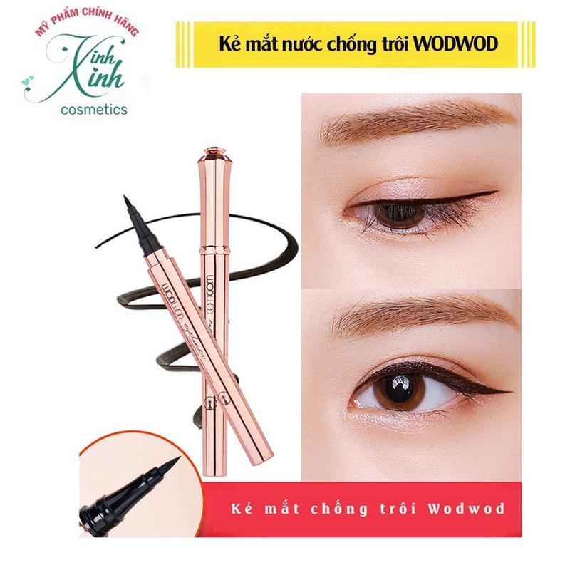 Chính hãng KẺ MẮT NƯỚC WODWOD KHÔNG LEM TRÔI W707