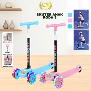 ACS Skuter Anak Roda 3 / Scooter Otoped Anak / Skuter Lipat / Toys