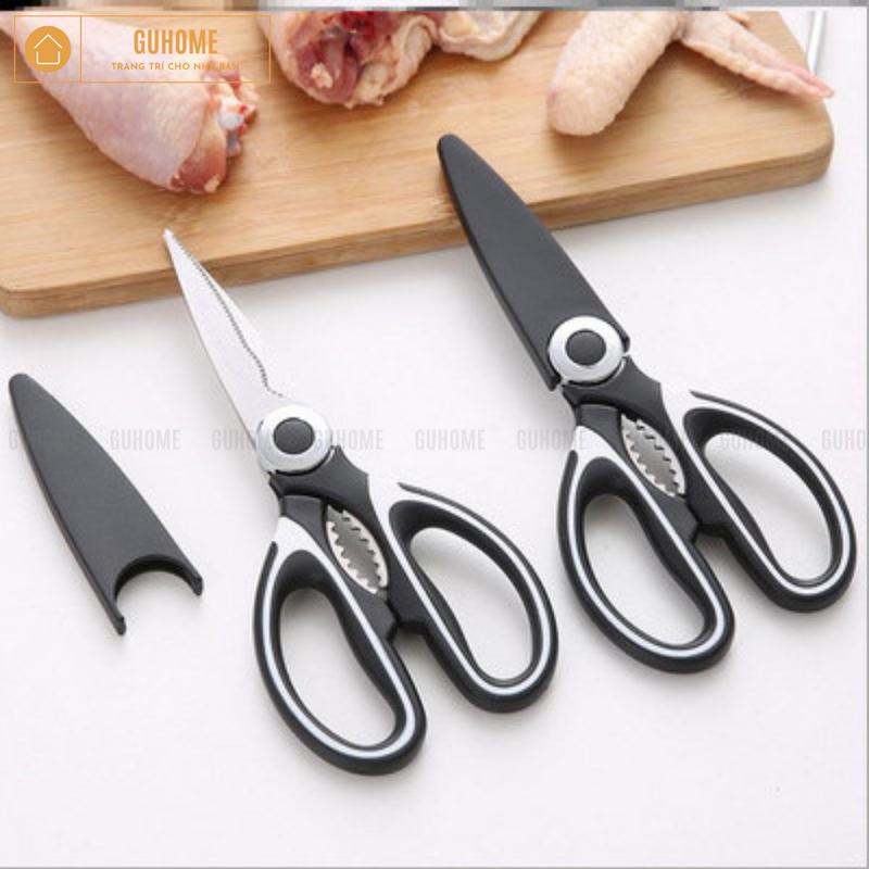 Kéo Nhà Bếp Cắt Gà, Mổ Cá Đa Năng Thép Không Gỉ 6