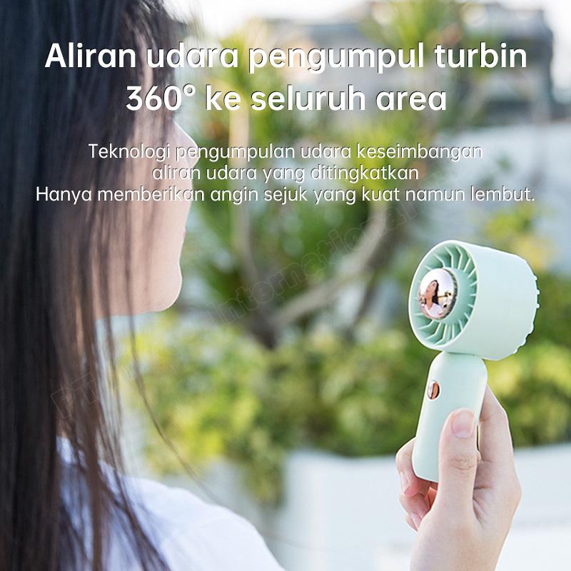 YLV FA78 Kipas Genggam Berkinerja Tinggi dengan Penyesuaian Daya Angin Tiga Kecepatan dan Tiga Tingkat Tenaga Angin