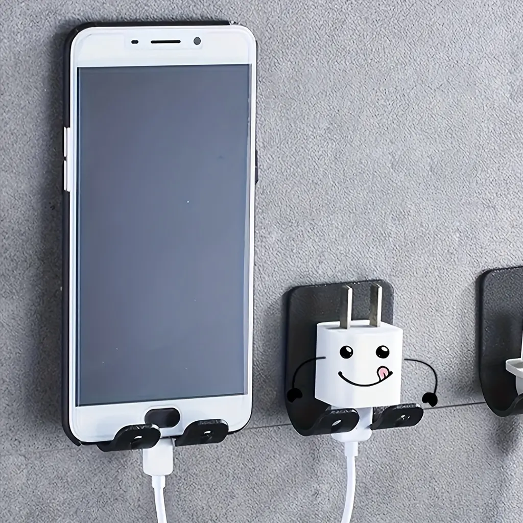 Giá Đỡ Móc, Treo Tường, Không Cần Đục LỗBộ Sắp Xếp Bộ Sạc Điện Thoại, Lưu Trữ Khăn Tắm Và Áo Choàng, Để Sử Dụng Hàng NgàyGiá lưu trữ, thiết thực, cho bất kỳ ngôi nhà nào.
