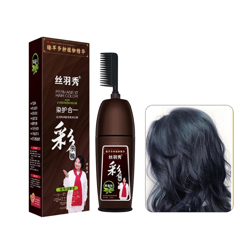 Product Introduction of Instant Coloring Shampoo Natural Black Color For Men Women Hair Dye Herbal Brown Purple Hair 23
