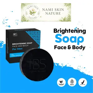 (1 Pcs) IBS Facial Wash For Men With Glutathione  Sabun Muka Cowok 50gr Original BPOM