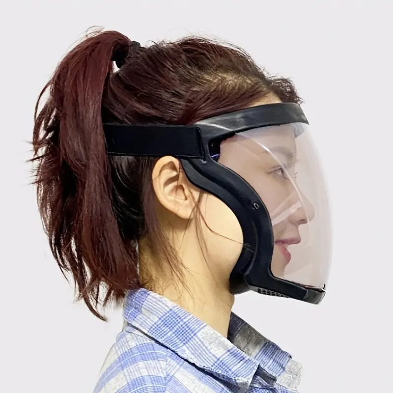 Safety Face Shield Pelindung Wajah Anti Kabut Pelindung Percikan Debu UV400 8
