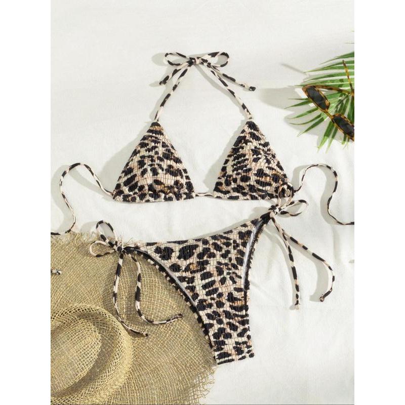 Casual Vacation Animal Print Swimwears Casual Vacation Animal Print Swimwears
