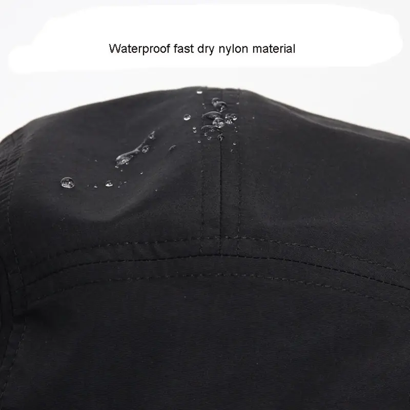 Mũ Bóng Chày 5 Tấm Cho Nam Và Nữ, Mũ Nylon Thoáng Khí Mới, Cappello, Hip Hop, Không Thấm Nước, Casquette, Snapback Hat 2