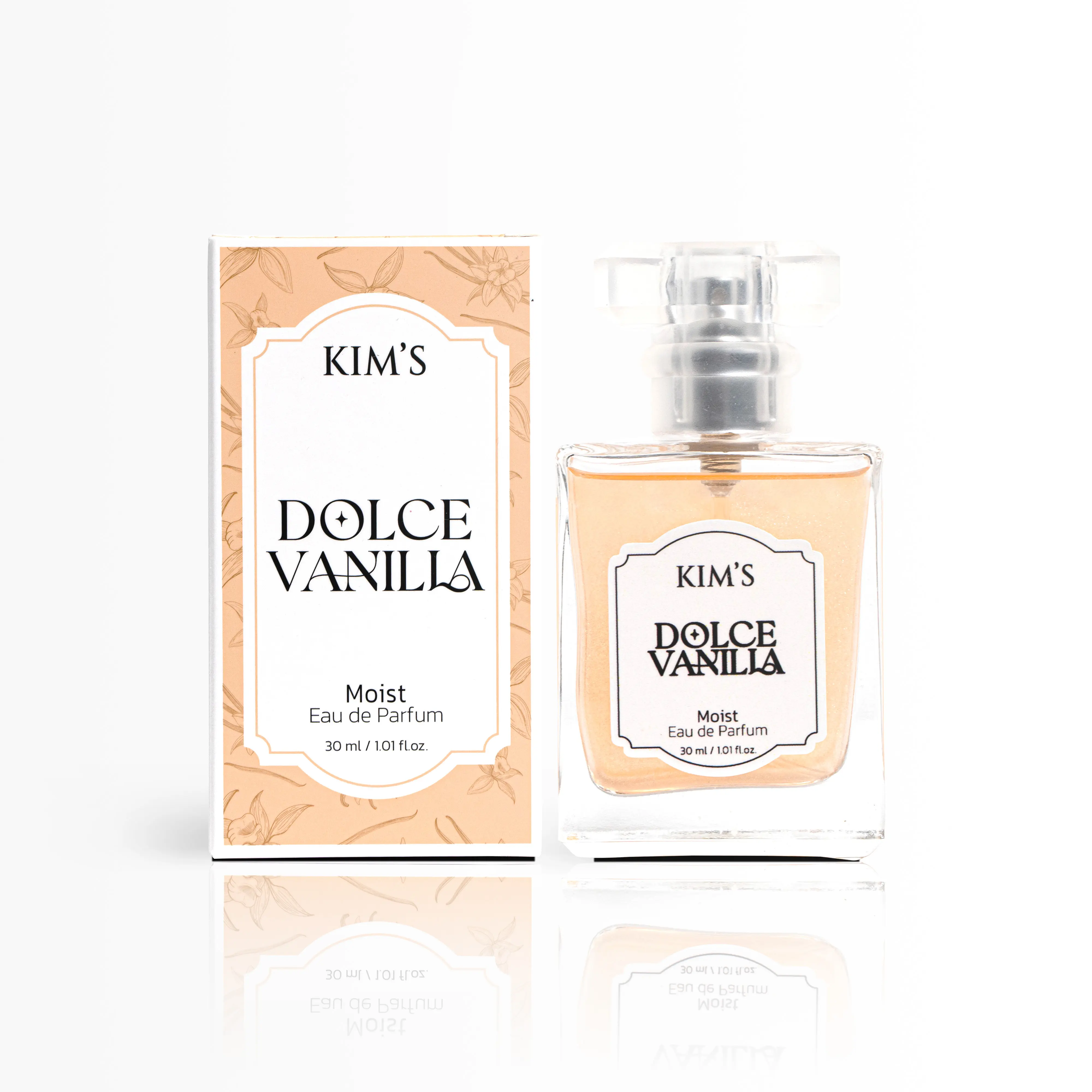 [PROMO BUY 1 GET 1 FREE] KIM'S Moist Eau de Parfum (EDP) - Dolce Vanilla 30ml Perfume Cewek Vanila Wanita Wangi Bunga