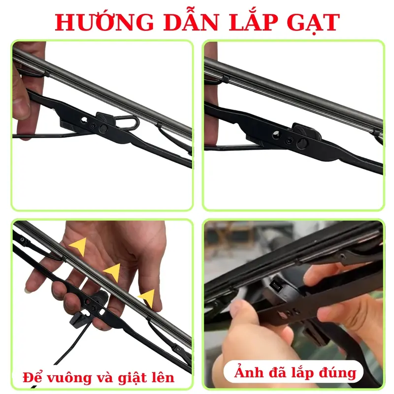 Gạt mưa ô tô silicon Singtech hàng nội địa Singapore  dùng cho nhiều dòng xe 8