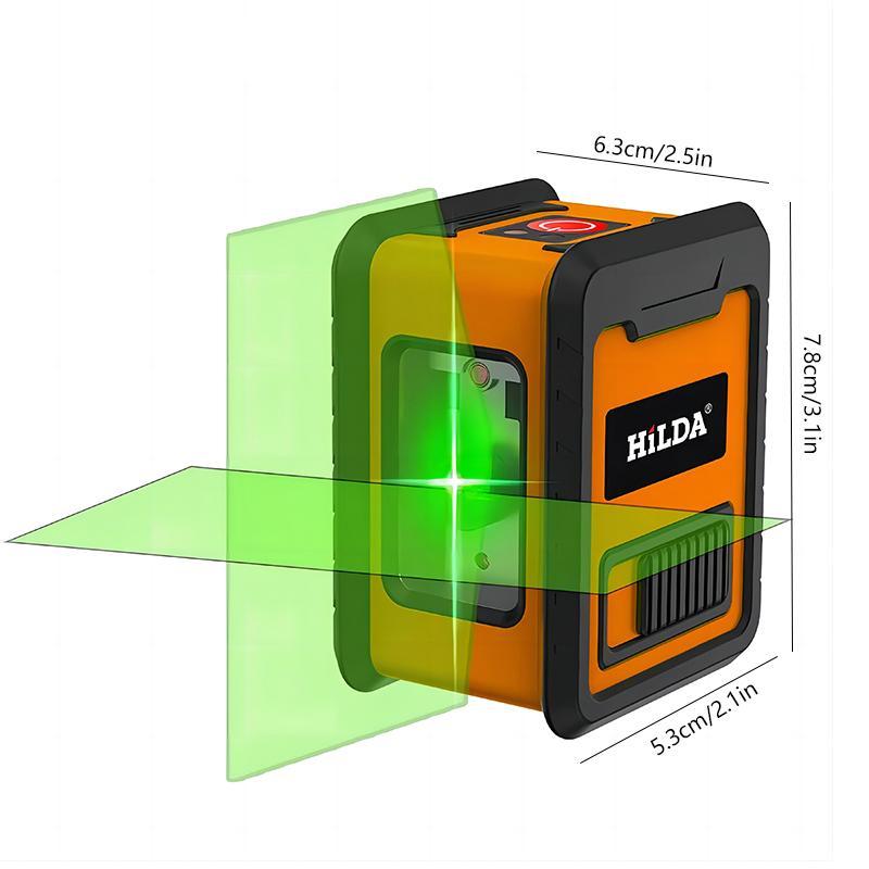 HILDA Portable Laser Level with Storage Bag, Waterproof & Dust-proof Level, Mini Level Tool for Home Office, Professional Optical Instrument for Home & Daily Use, Gifts 2