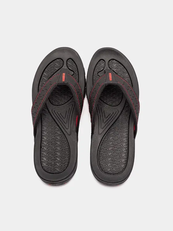 HOBIBEAR Men's sandals, breathable shoes, summer thick soled casual flip flops, beach sandals 5