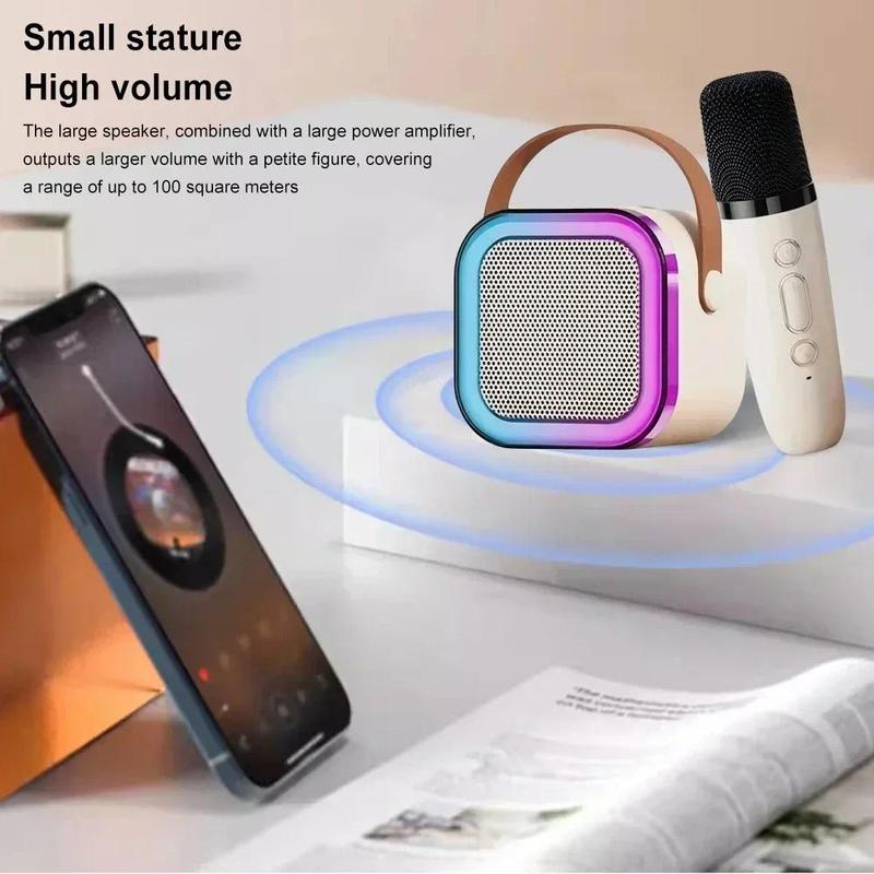 Bluetooth speaker mini portable karaoke microphone wireless Bluetooth integrated Audio Smartphone 4