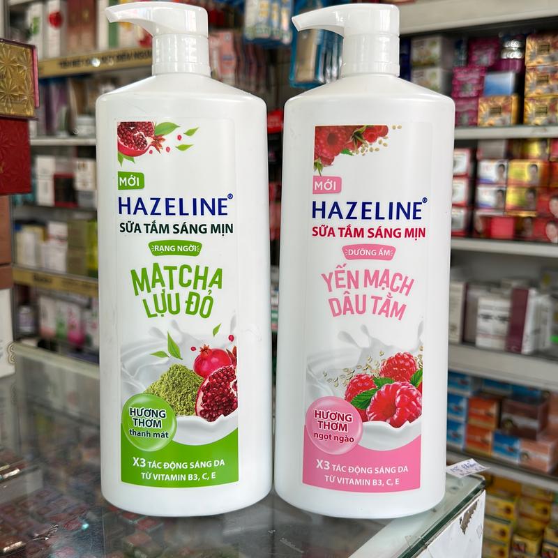 Sữa tắm hazeline yến mạch dâu tằm , matcha lựu đỏ 1kg ( chuẩn cty )