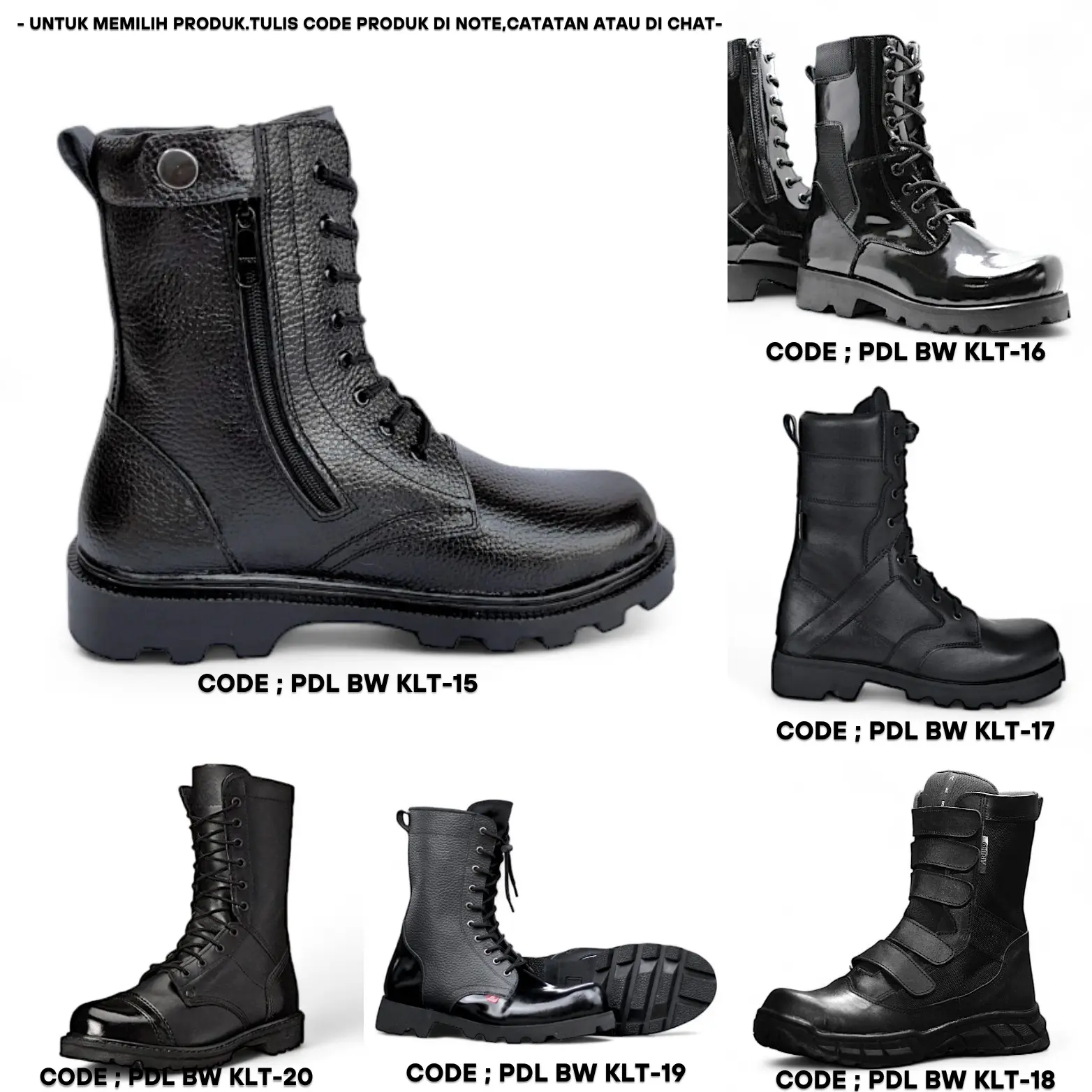 Sepatu Pria Boots Kulit Asli Touring Clasic Klasik Pria Ujung Besi Safety ARBOO FOOTWEAR